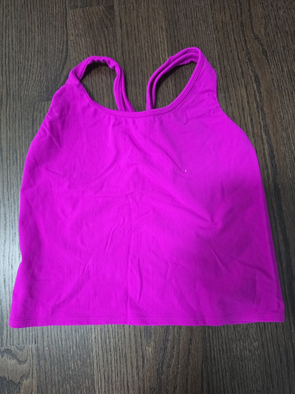 Fabletics Neon Magenta Racerback Crop Tank